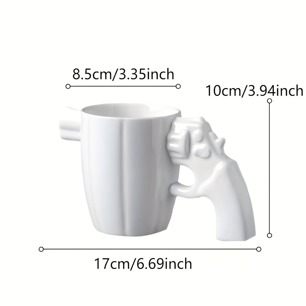 Mug en céramique en forme de pistolet (1 pièce)