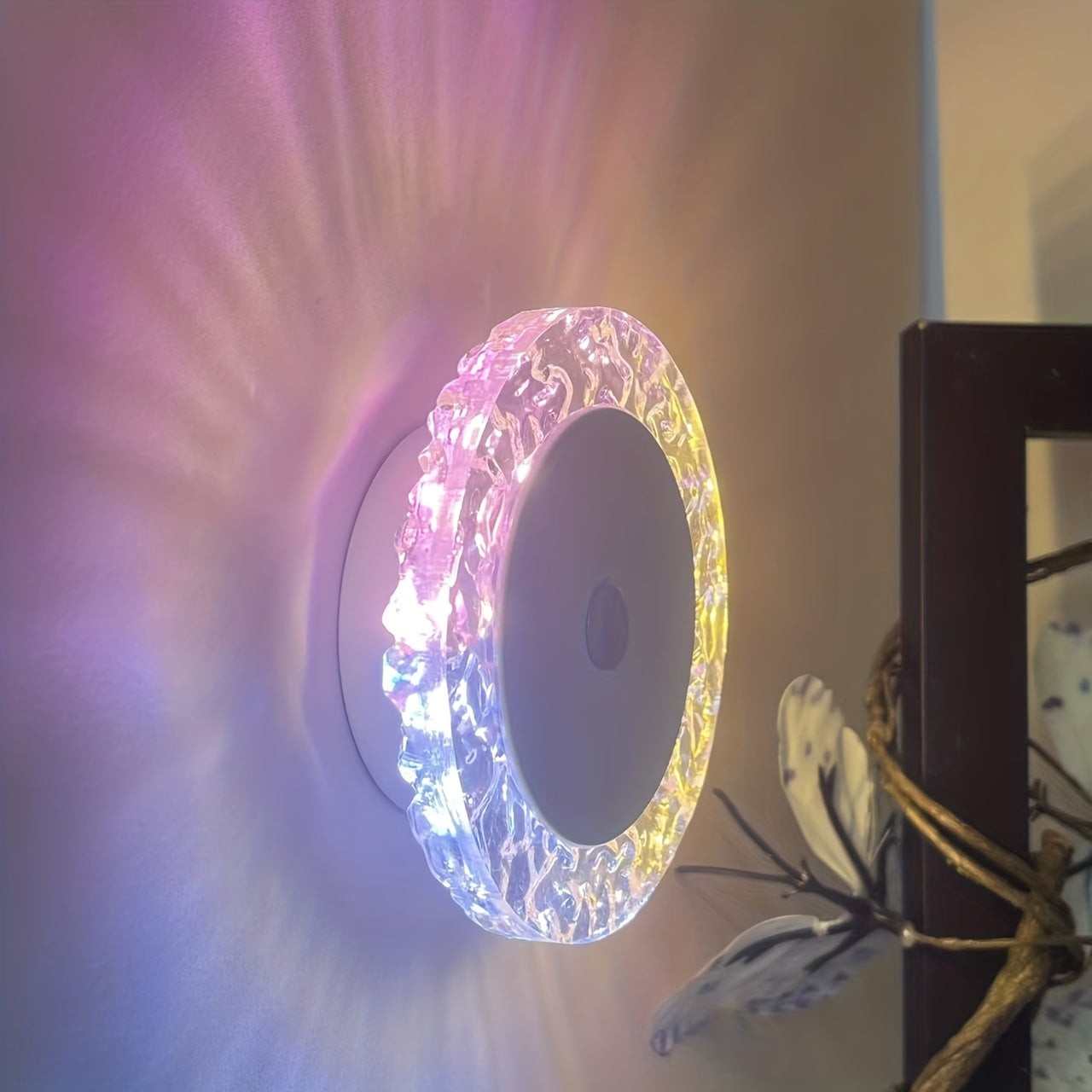 Veilleuse élégante et intelligente à détecteur de mouvement, rechargeable par USB