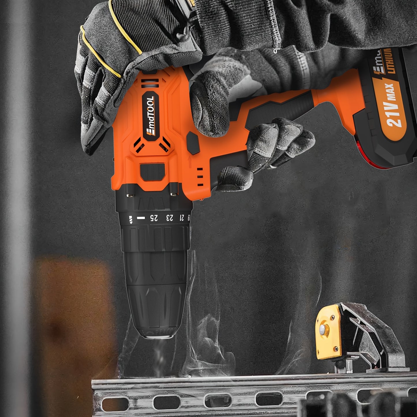 Perceuse-visseuse sans fil 21 V et perceuse combinée - Perceuse électrique robuste