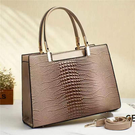 Sac à main à bandoulière motif crocodile pour femme - Topdecheztop.fr