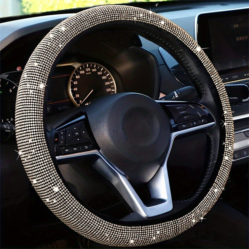 Housse de volant de voiture luxueuse et bling-bling - Extensible - Topdecheztop.fr