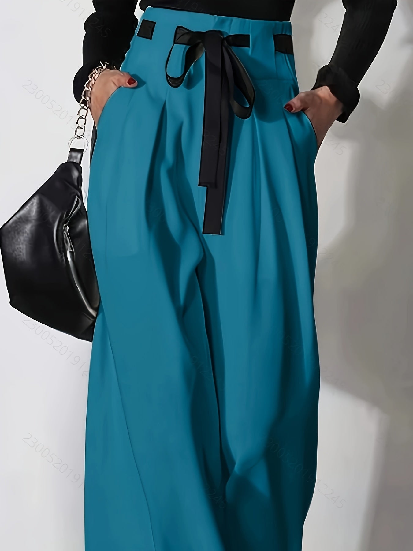 Pantalon large élégant et tendance