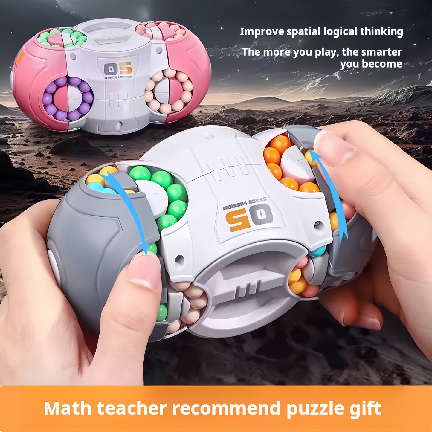 Jouet anti-stress Magic Beans, puzzle 3D