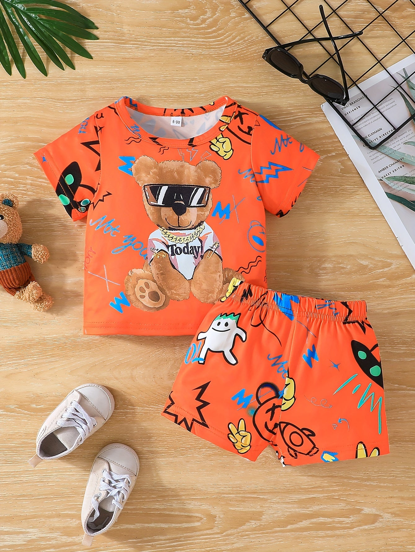 Ensemble 2 pièces d'été pour bébé et tout-petit - Topdecheztop.fr