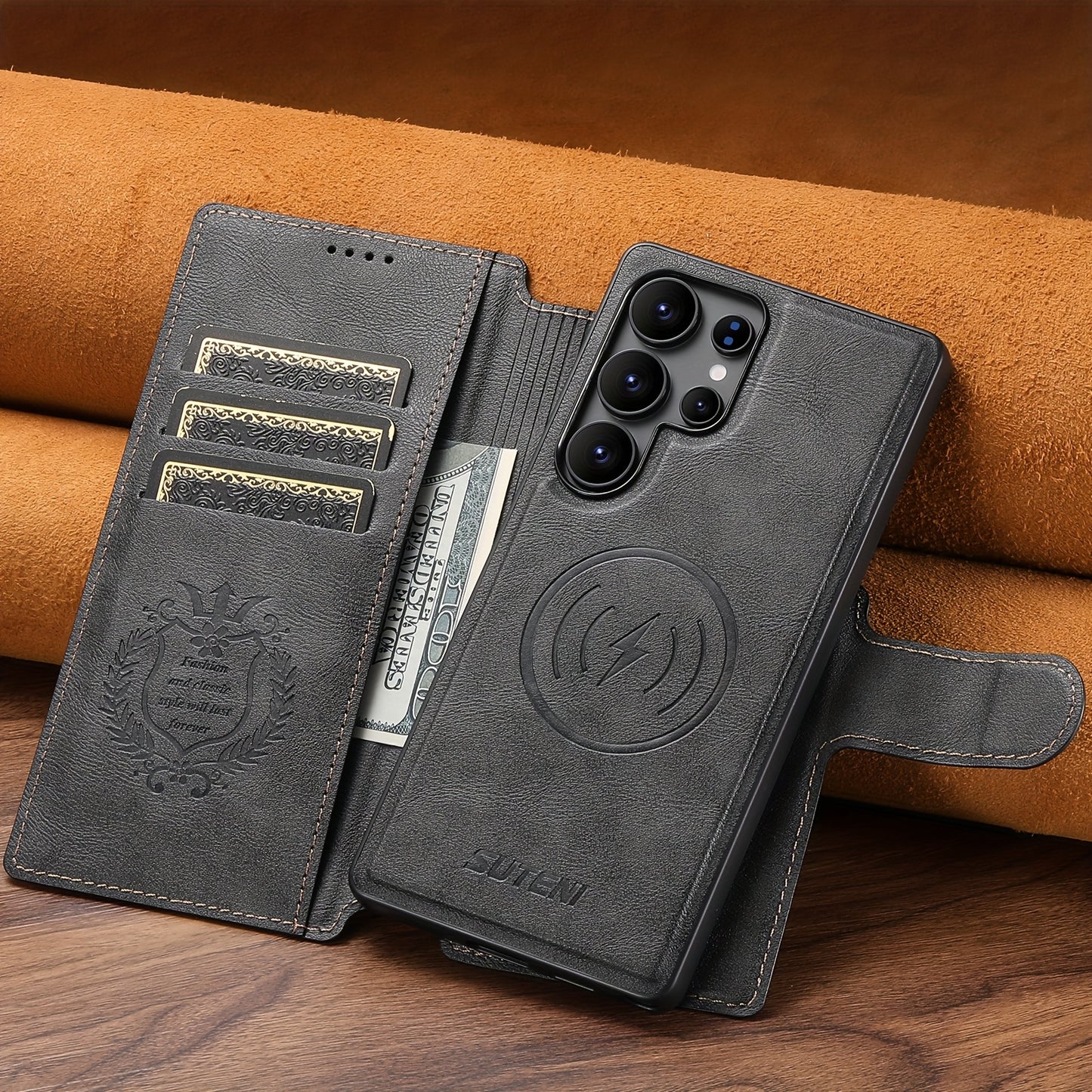 Étui de téléphone SUTENI compatible avec la recharge sans fil 2 en 1, SAMSUNG