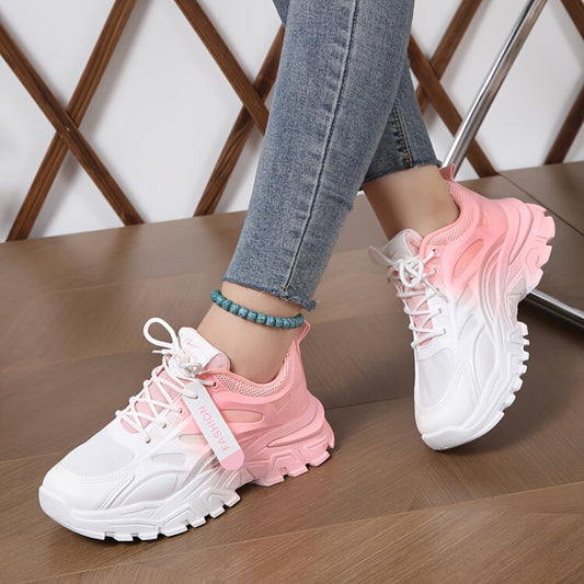 Baskets épaisses à lacets pour femme - Topdecheztop.fr