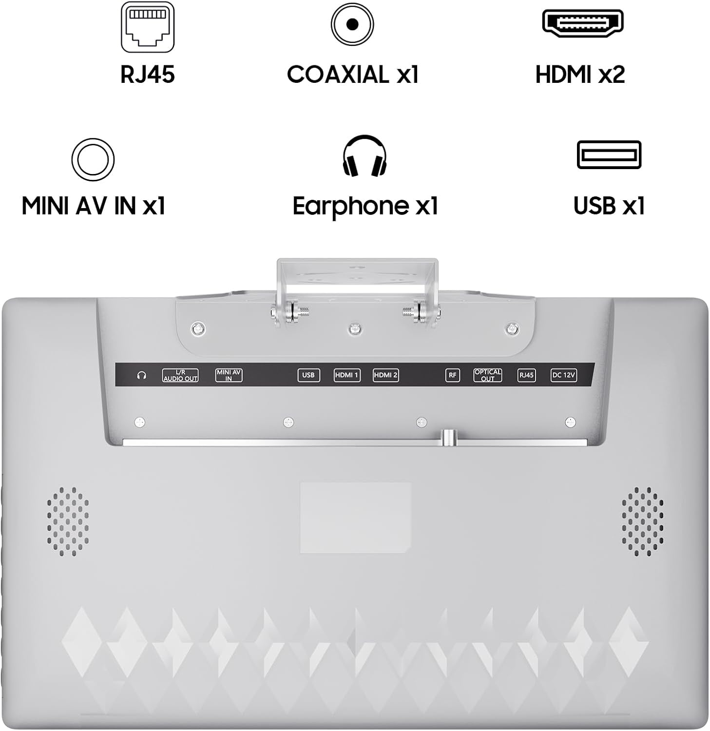 SYLVOX TV Pliable 15,6" (40 cm) - Smart Google TV Full HD 1080P, Écran Pivotant +/-45°, Pliage 90°, WiFi/Bluetooth, DVB-T2/C/S2, DC12V - pour Cuisine, Chambre, Camping-Car (Garantie 2 Ans)