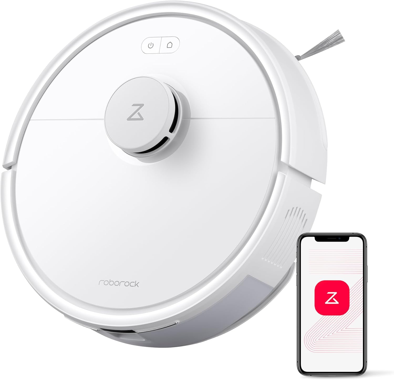 roborock Q7 L5 Aspirateur Robot, 8000 Pa Aspiration HyperForce, Double Anti-emmêlement, Navigation LiDAR Précise, Zone Interdite Intelligente, Cartographie Multi-Niveaux, Recharge Auto, APP/Alexa