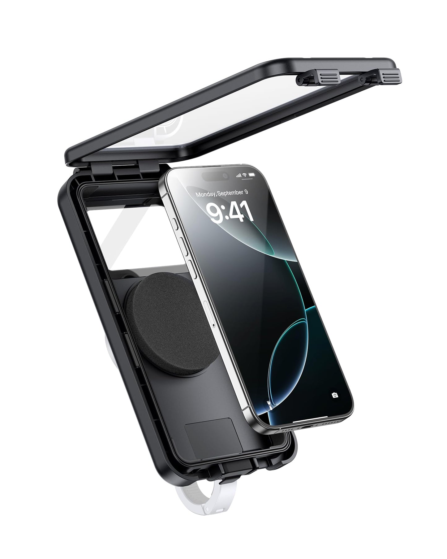 Baseus PrimeTrip VB1 Support Téléphone Vélo, Support Universel Smartphone Vélo, Support Anti-Vibration pour iPhone 16 15 14 13 Pro Max Plus, Samsung S23