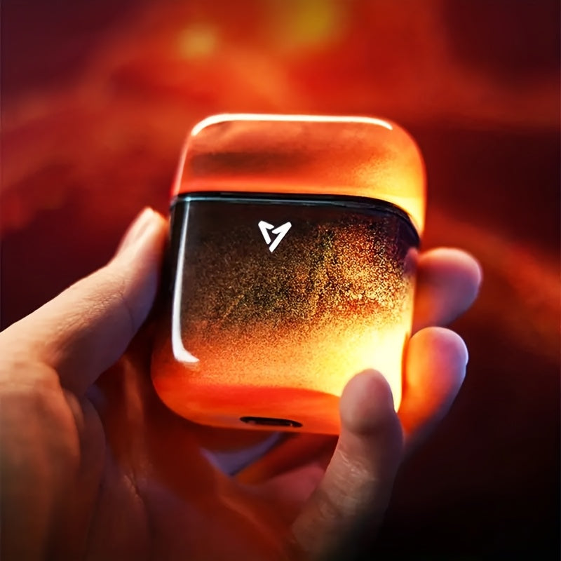 Casque gaming LIVP Flowing Color, fusionnant un noir profond phosphorescent et un blanc éclatant pour un effet dégradé unique