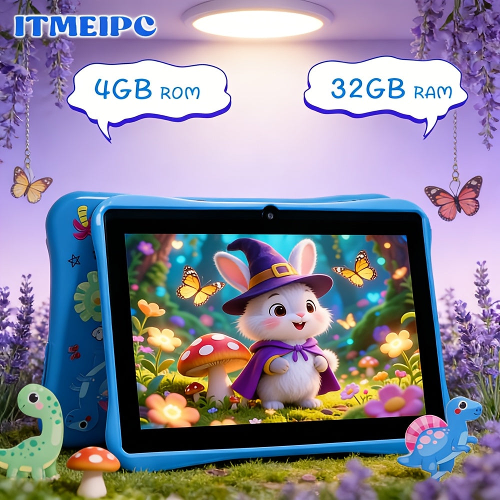 Tablette ITMEIPC 7 pouces Android 14, 4 Go de RAM