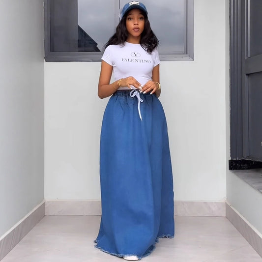 Jupes en jean pour femmes