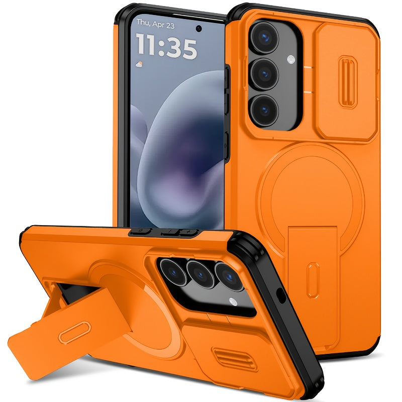 Coque rigide de protection antichoc renforcée avec support pour Galaxy S25 Ultra, S25 Fe, S24 Ultra, S23 Ultra, A17, A16, A56