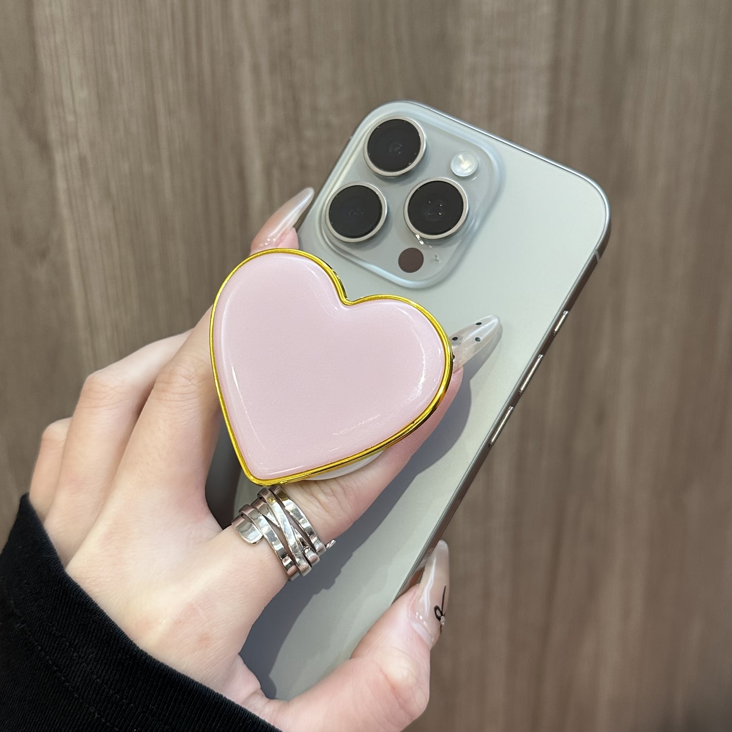 Support  de téléphone en forme de cœur