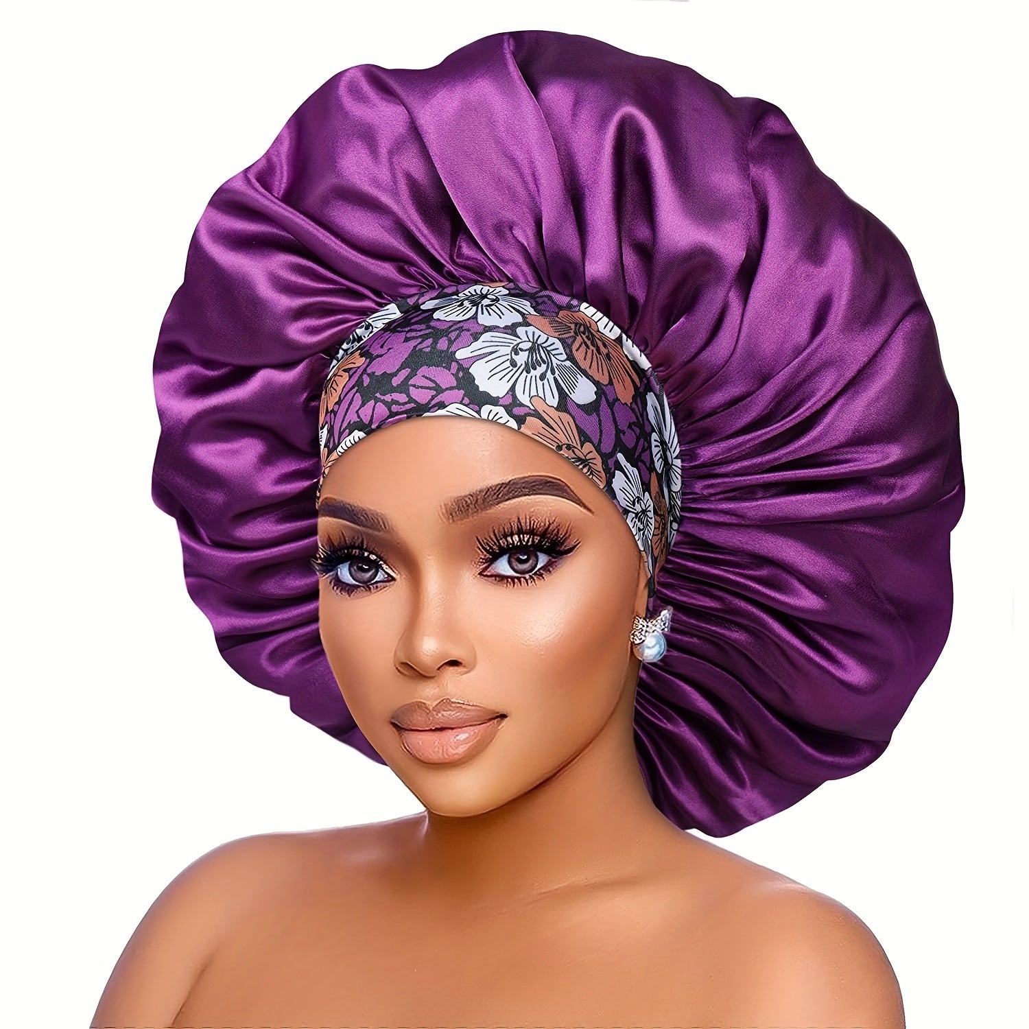 Grand bonnet en satin pour femme - Topdecheztop.fr