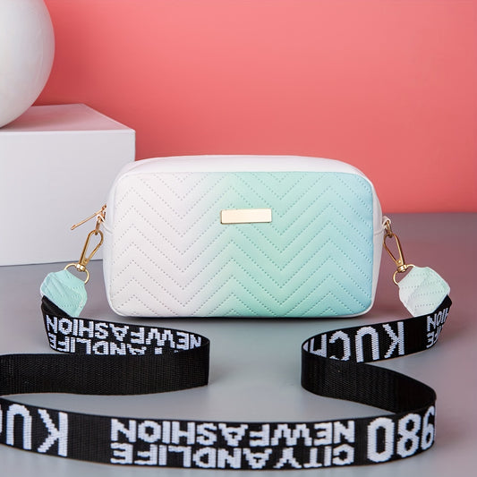 Sac bandoulière matelassé dégradé tendance - Topdecheztop.fr