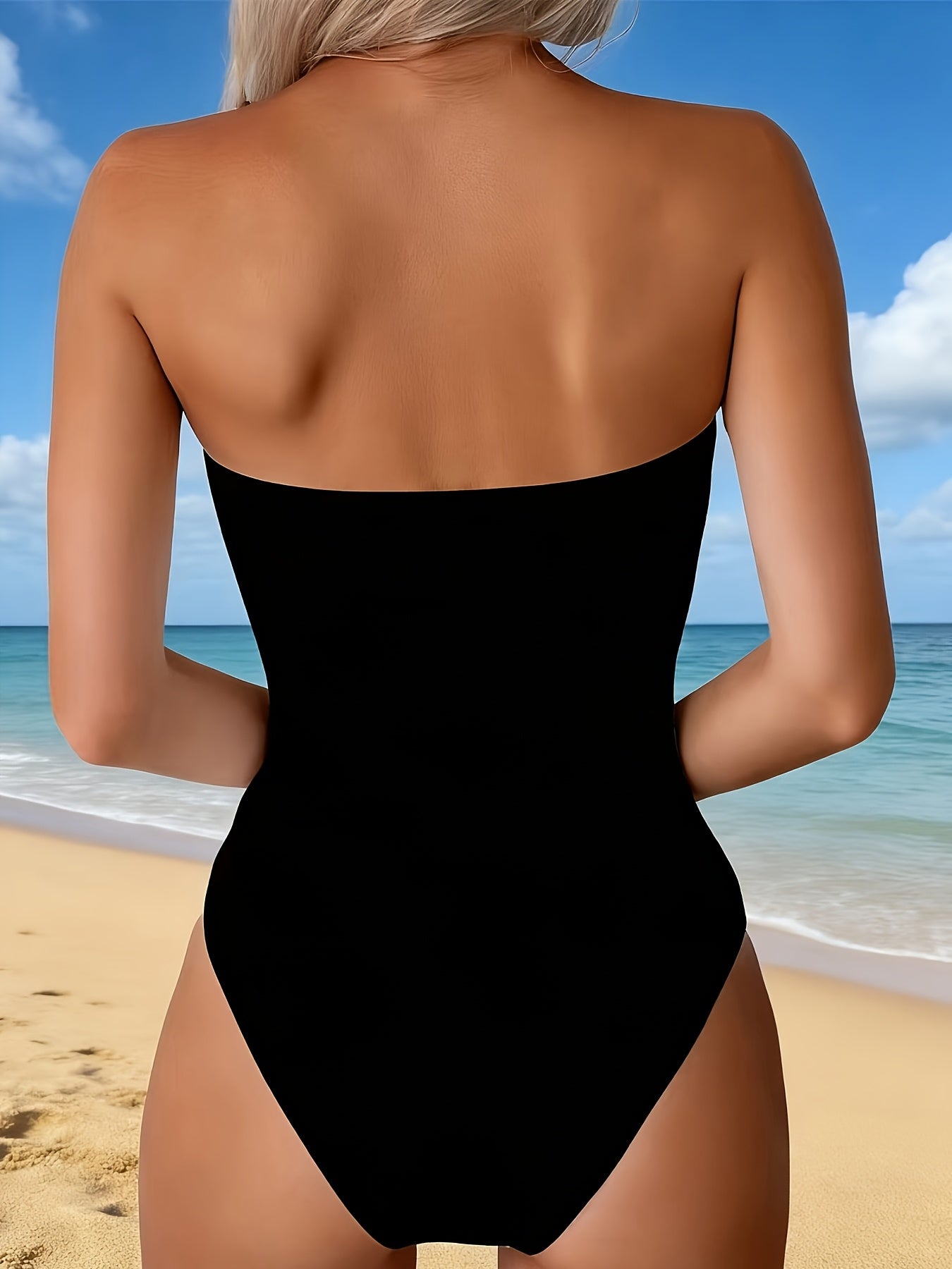 Maillot de bain une pièce à imprimé floral pour femme