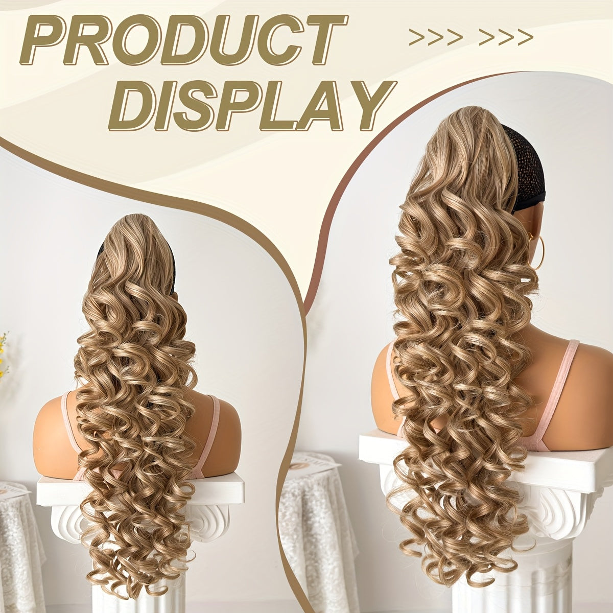 Extension queue de cheval bouclée pour femme - Topdecheztop.fr