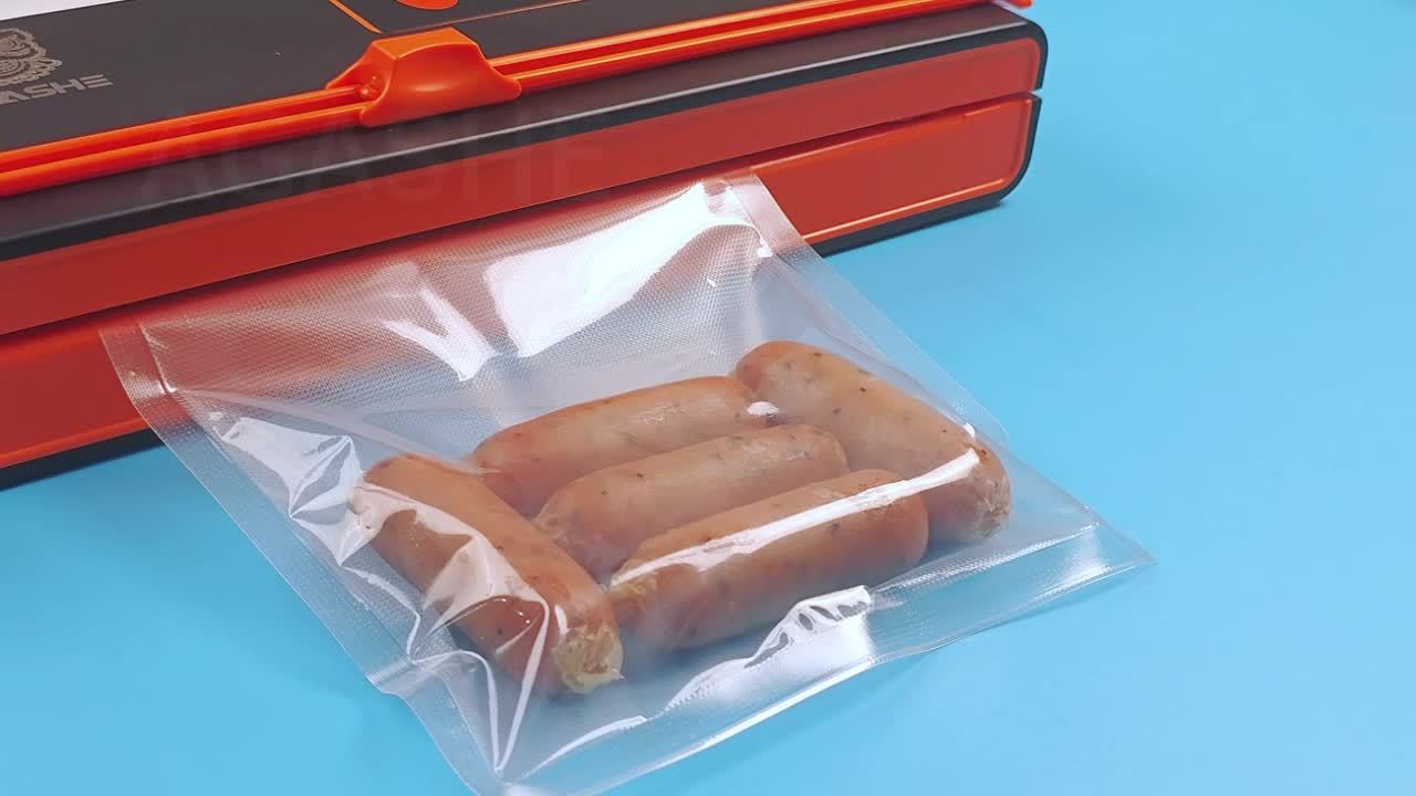 Lot de 5 sacs de mise sous vide AGASHE sans BPA - Longueur : 3 m