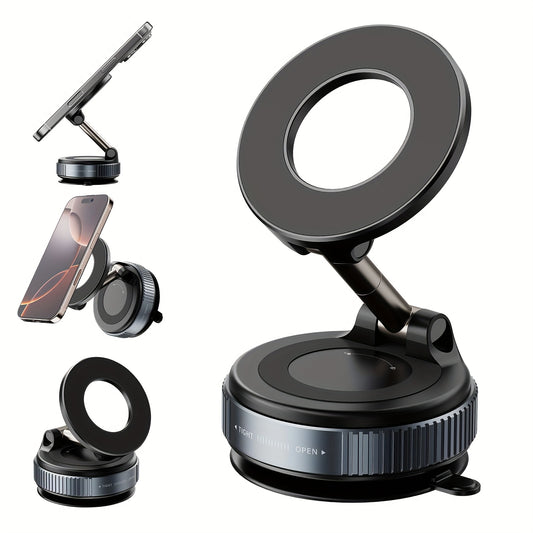 Support de téléphone magnétique pliable super résistant pour voiture