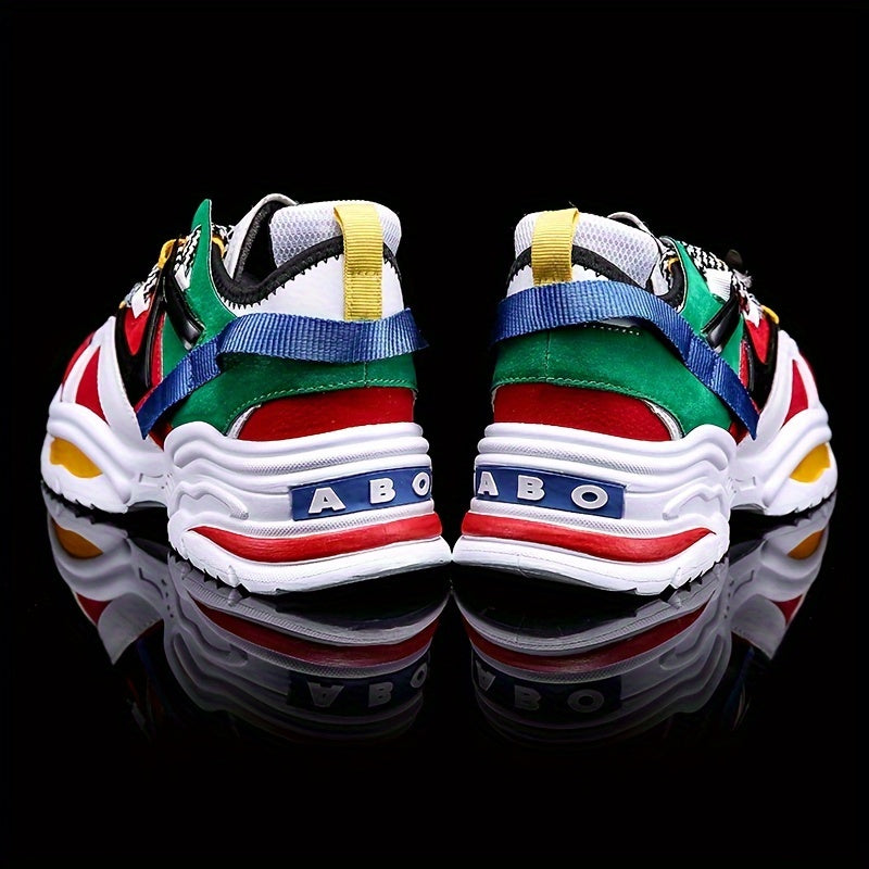 Baskets montantes tendance pour hommes - Chaussures décontractées polyvalentes