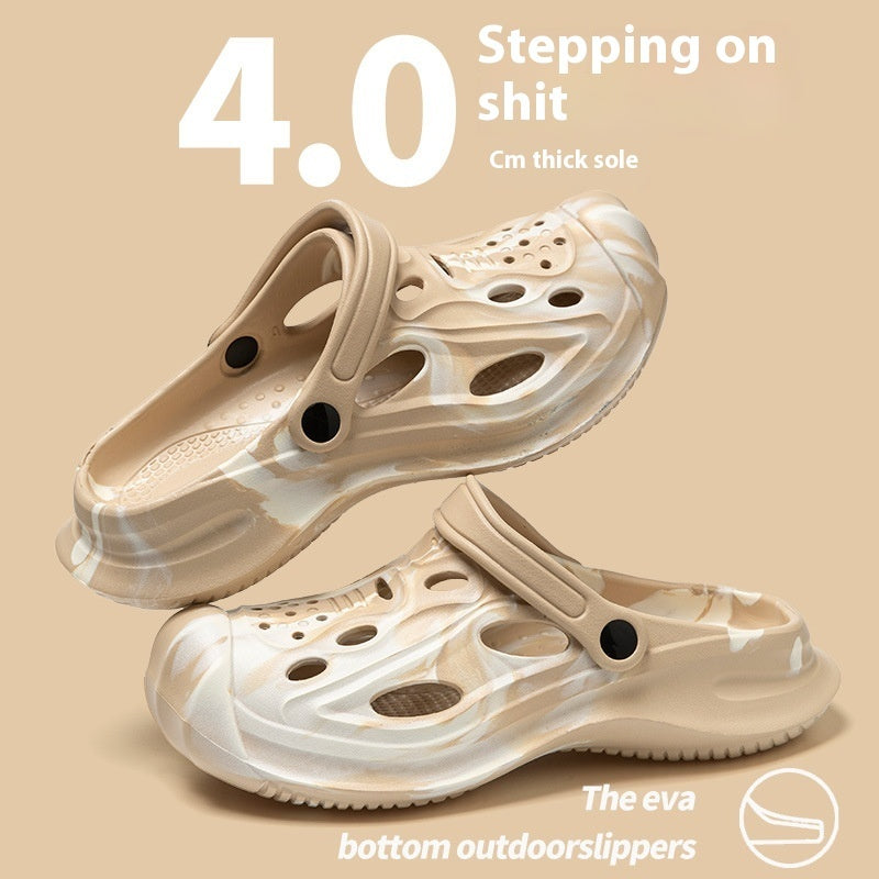 Pantoufles d'extérieur antidérapantes assorties pour hommes