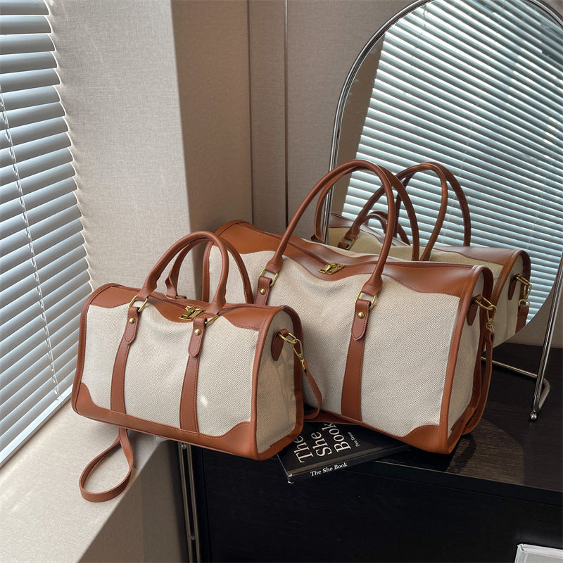 Sac fourre-tout portable grande capacité pour femme, idéal pour les voyages