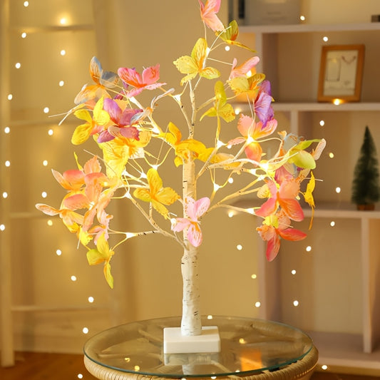 Lampe LED en forme de bouleau papillon alimentée par USB - Topdecheztop.fr