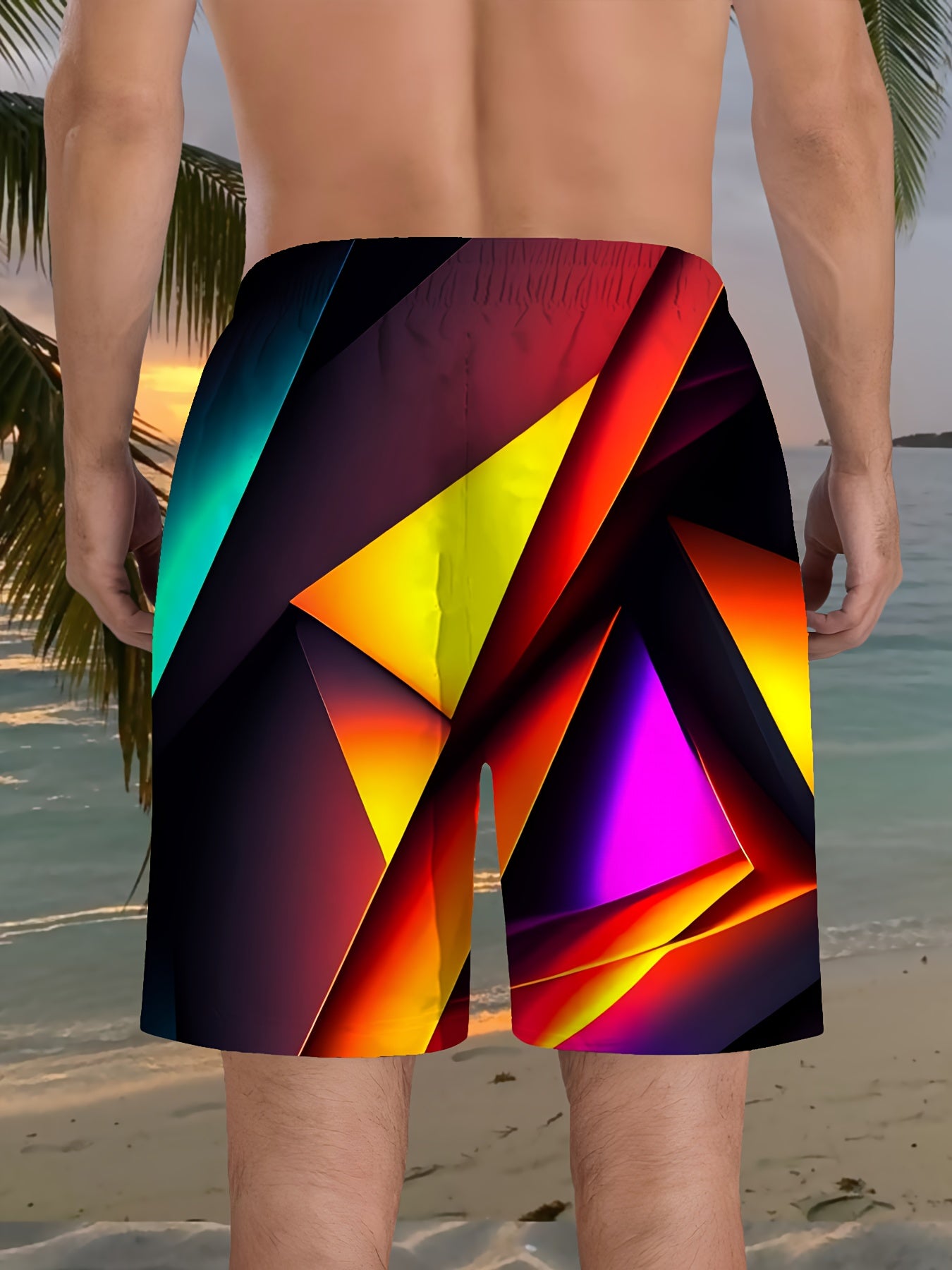 Short de plage homme à séchage rapide