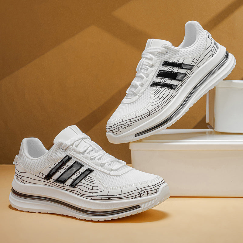 Baskets Sport Unisexe Semelle EVA Legeres Confortables Lacets - 5 Coloris EU 38.5 a 45