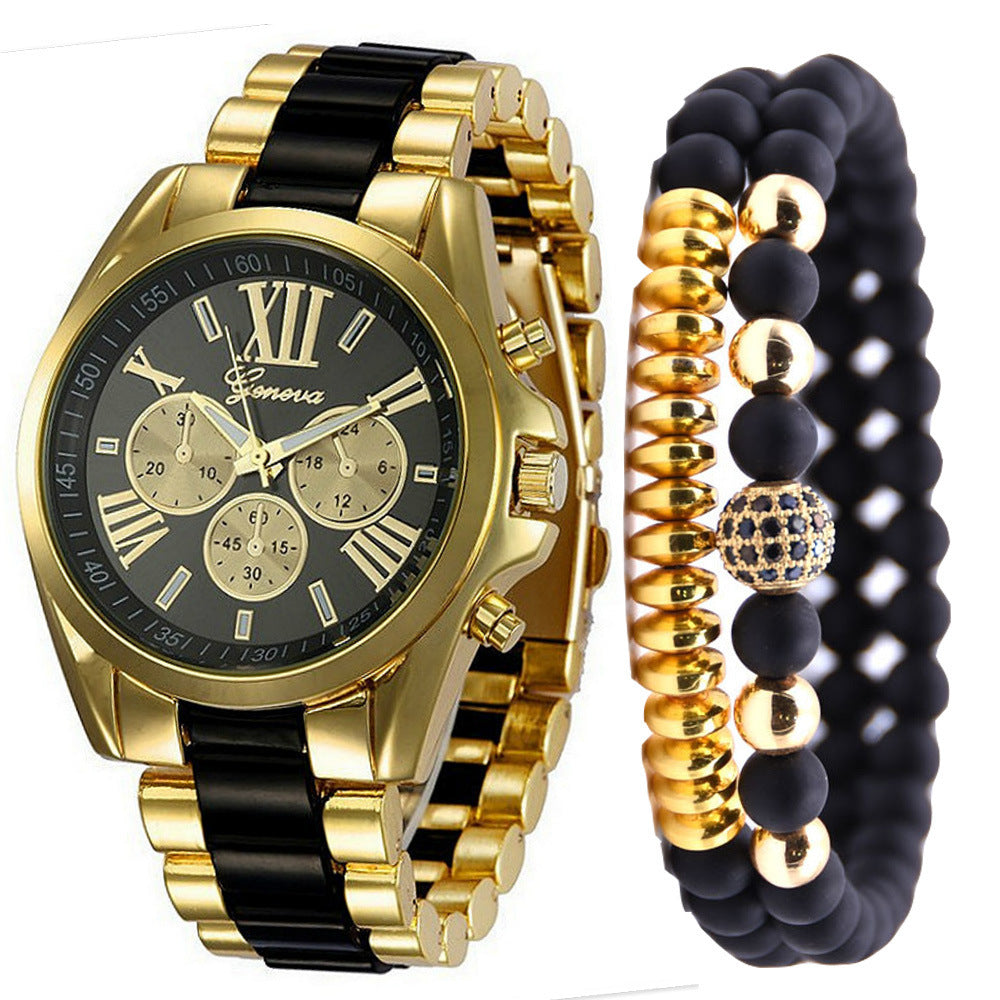 Montre pour hommes , femmes NOIR