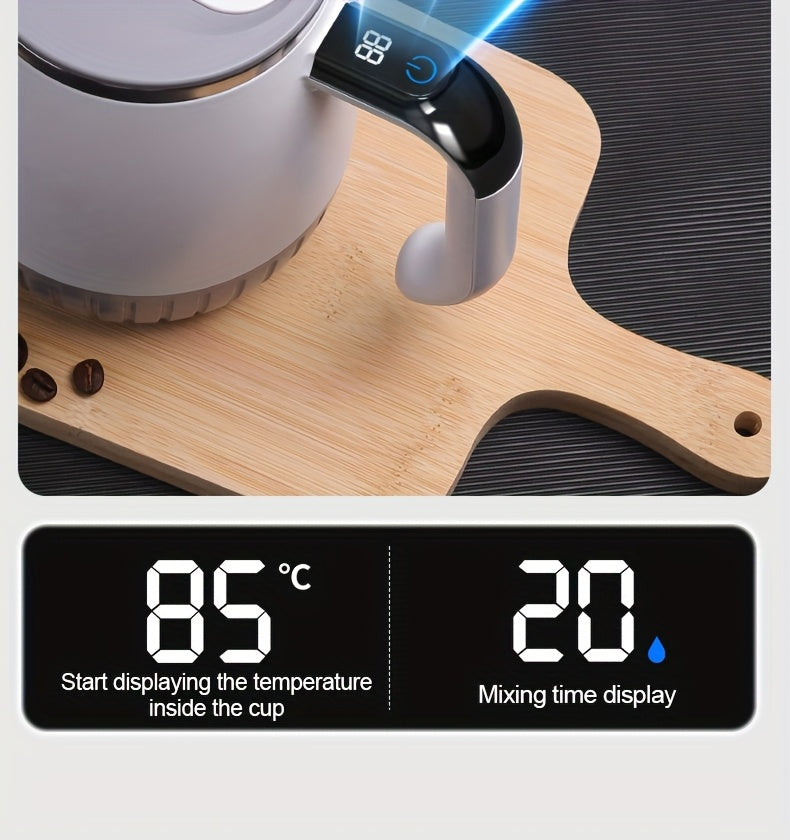 Tasse à mélanger entièrement automatique avec mesure intelligente de la température, en acier inoxydable 316
