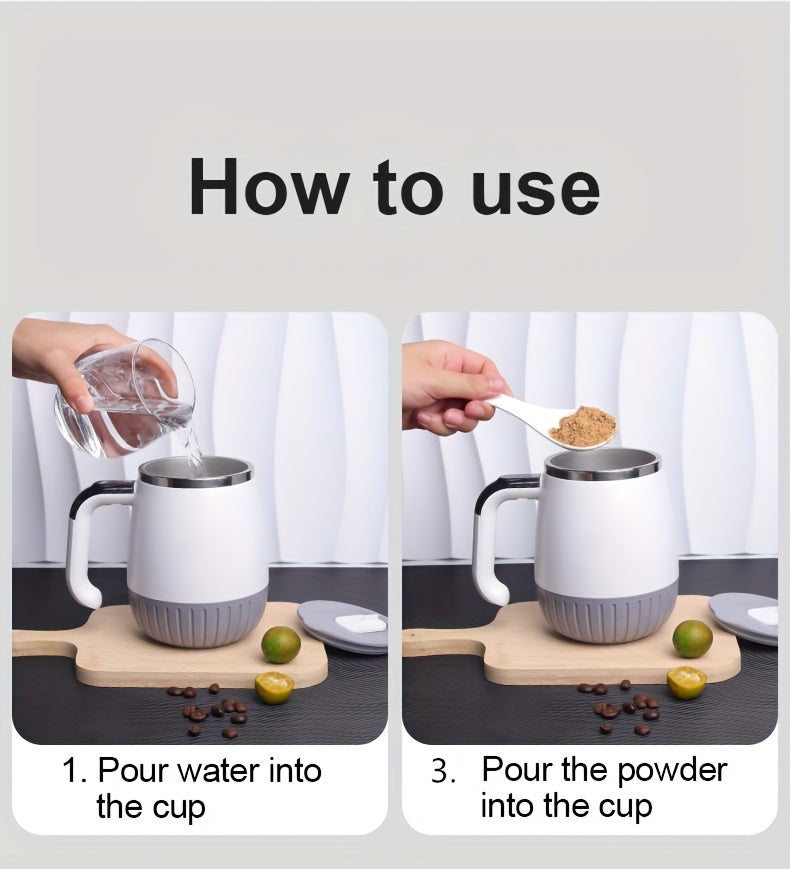 Tasse à mélanger entièrement automatique avec mesure intelligente de la température, en acier inoxydable 316