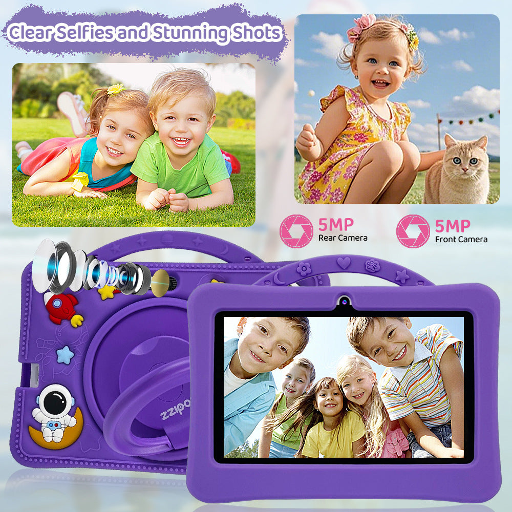 Tablette sans fil Bluetooth 7 pouces pour enfants