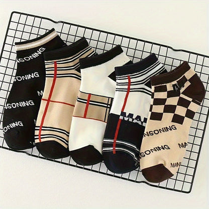 Lot de 10 paires des chaussettes imprimé tendance