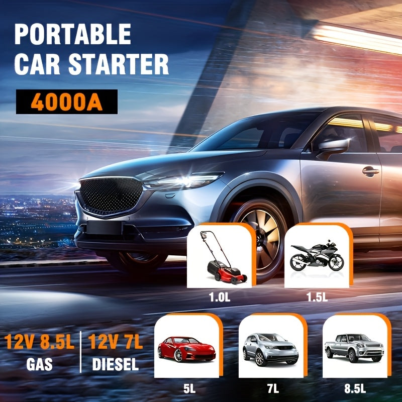 Démarreur de batterie portable pour voiture