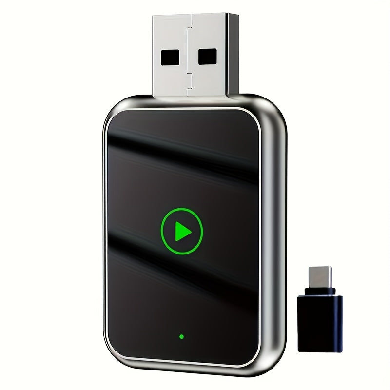 Adaptateur CarPlay sans fil 2 en 1, interface USB - Topdecheztop.fr