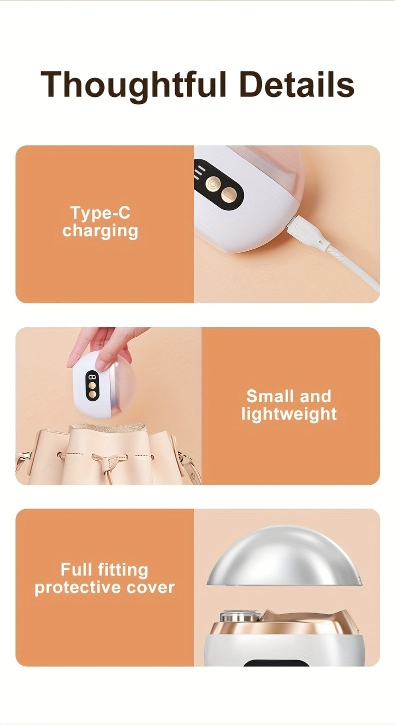 Coupe-ongles électrique intelligent 2 en 1, outil de manucure et de polissage