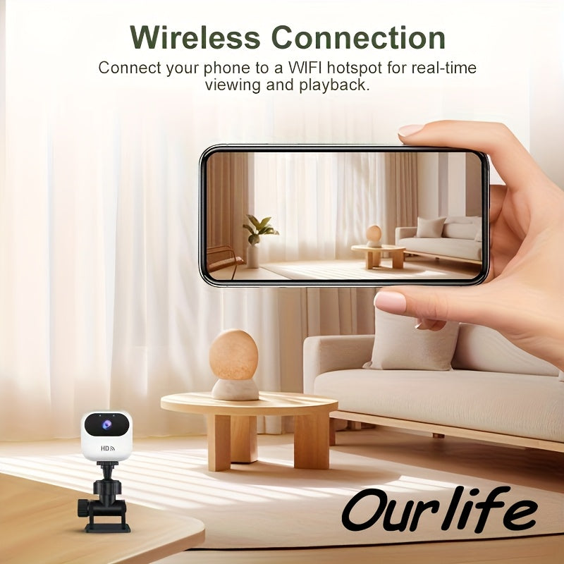 Caméra de sécurité extérieure intelligente sans fil WiFi