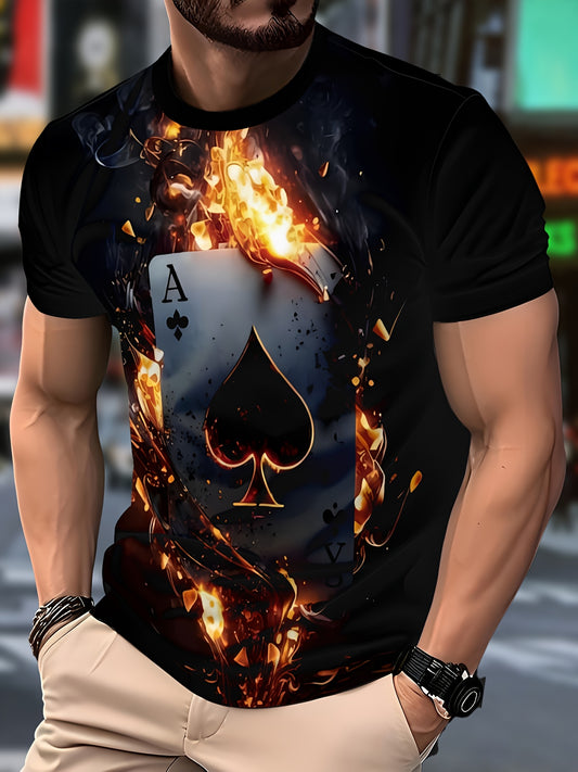 T-shirt graphique As de Pique pour homme