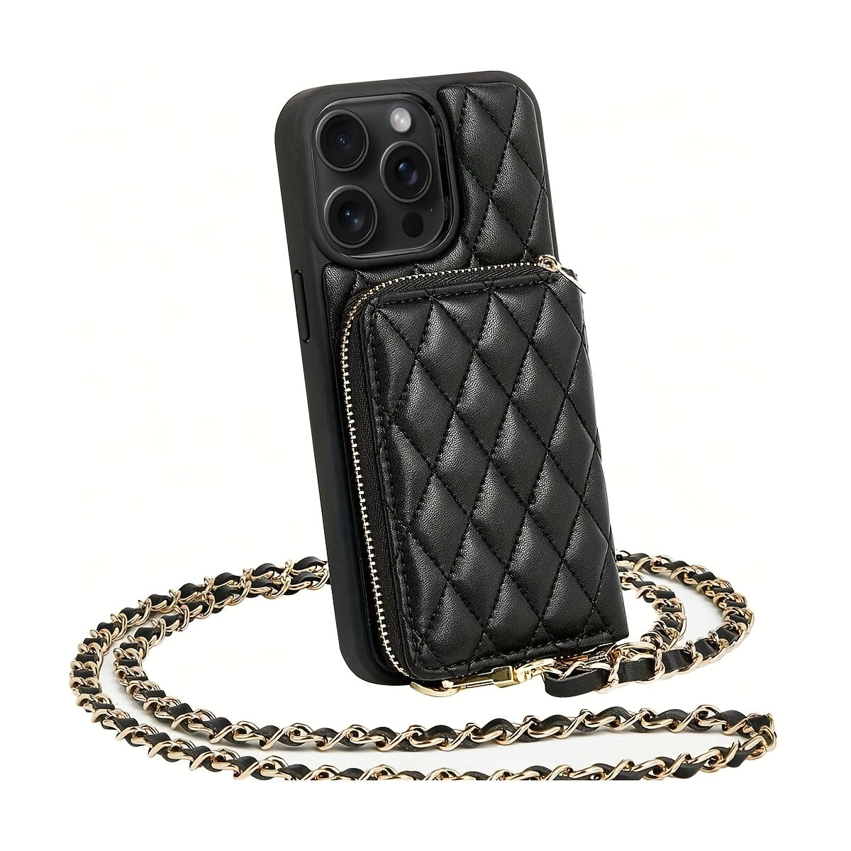 Etui de protection pour téléphone avec fermeture éclair en similicuir microfibre, IPHONE,SAMSUNG