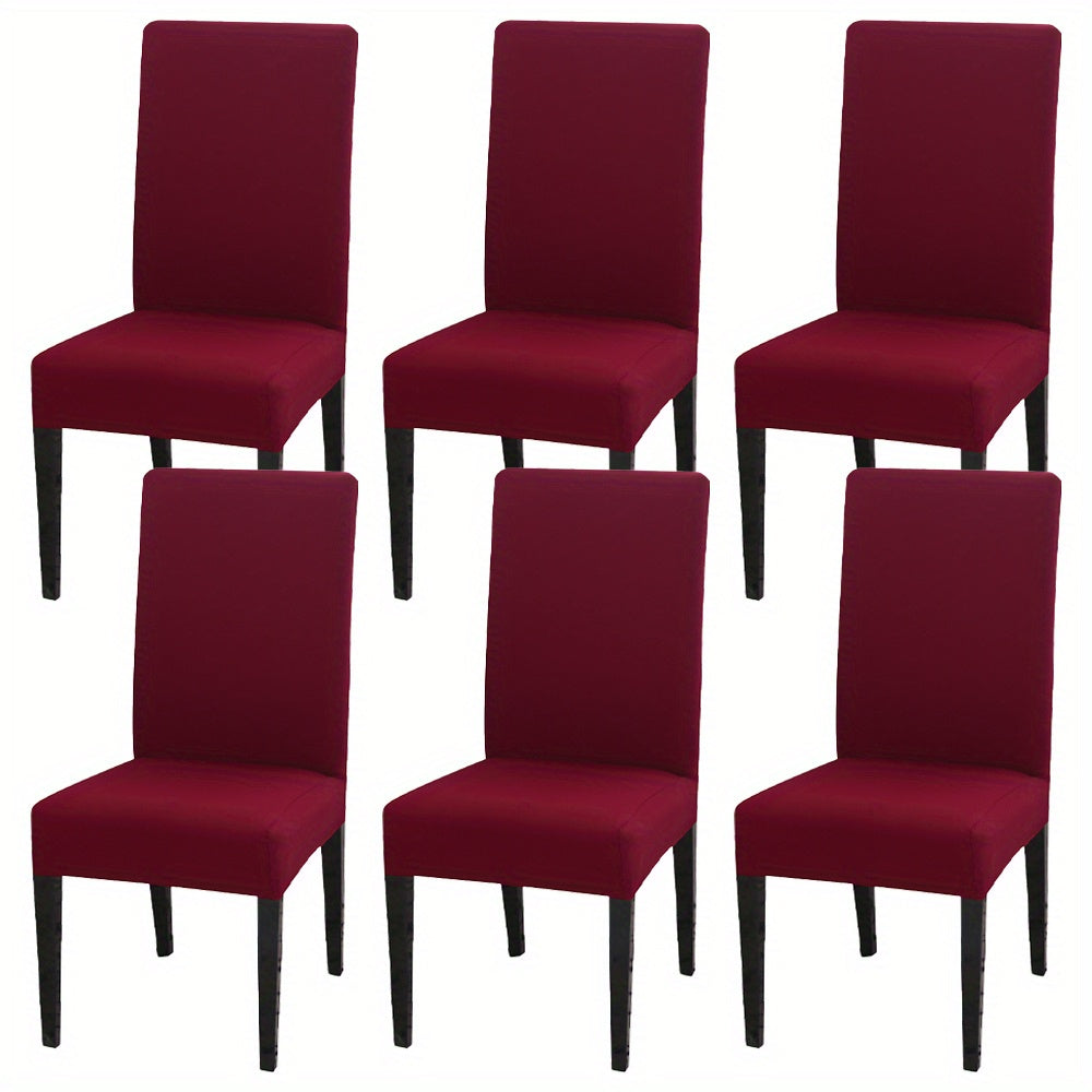 Housses de chaise extensibles en tissu fibreux, style classique - Topdecheztop.fr