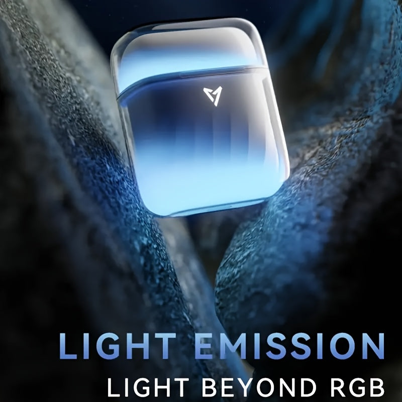 Casque gaming LIVP Flowing Color, fusionnant un noir profond phosphorescent et un blanc éclatant pour un effet dégradé unique