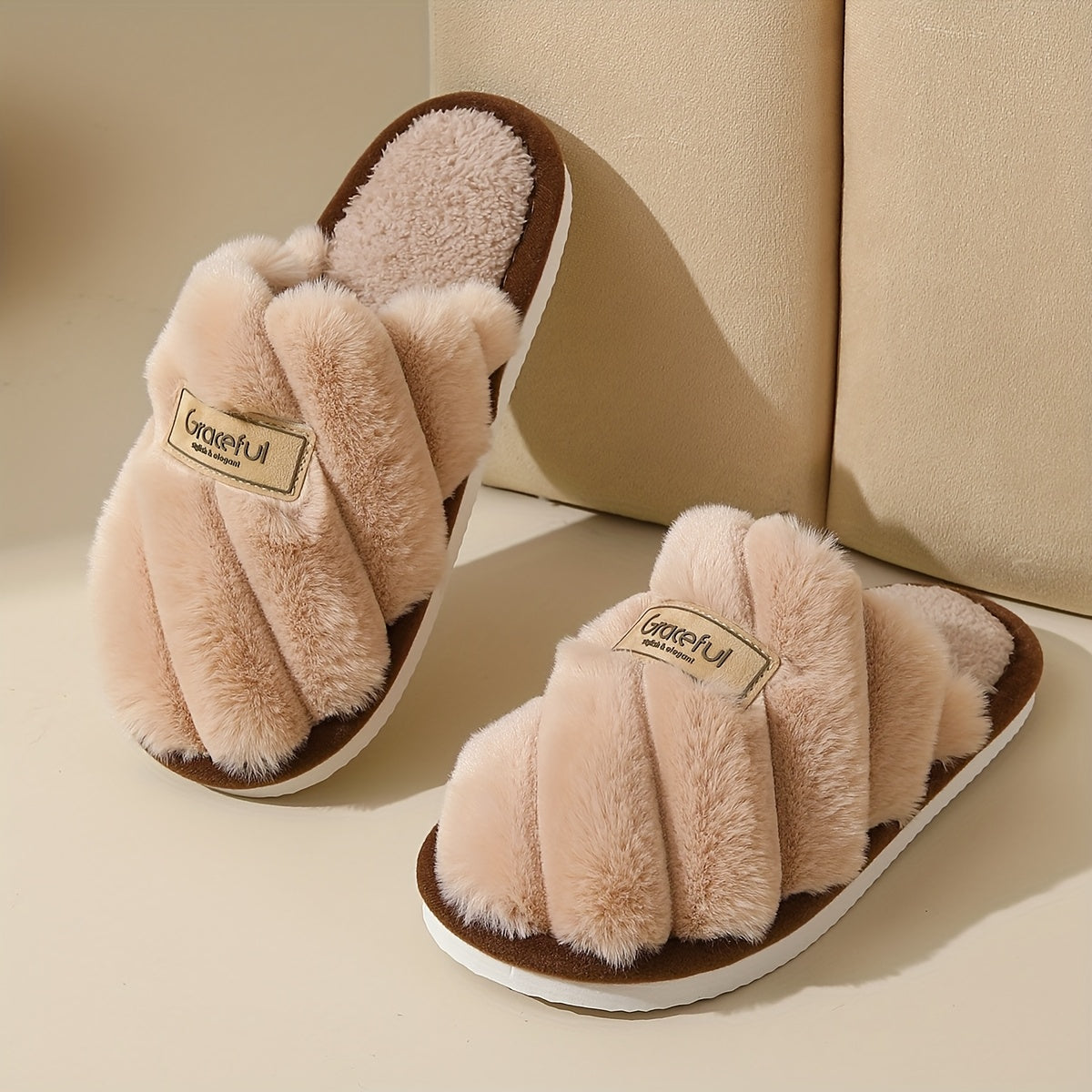 Pantoufles d'hiver confortables pour femmes