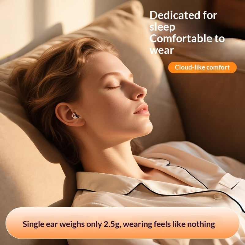 Écouteurs de sommeil en silicone souple conçus pour les personnes dormant sur le côté ; aucune pression sur les oreilles.