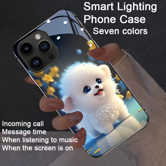 Étui de téléphone intelligent à commande vocale lumineux et coloré, IPHONE - Topdecheztop.fr