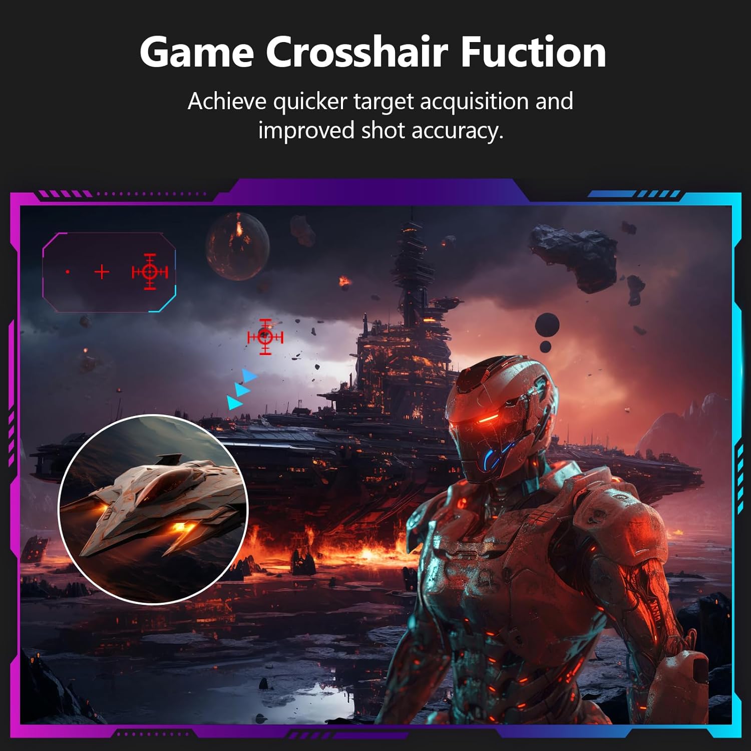 Z-Edge Ecran Gaming 25'' 240 Hz, IPS Panel, FHD 1080P, 1ms MPRT, FreeSync, Moniteur PC Gamer LED 16:9, Inclinaison Réglable, 350cd/m², HDMI2.0 & DP1.4, VESA 100 * 100mm (HDMI Câble Inclus)