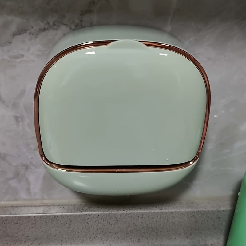 Boîte à savon murale avec drainage, support de savon sans perçage pour salle de bain et douche, rangement pour articles de toilette