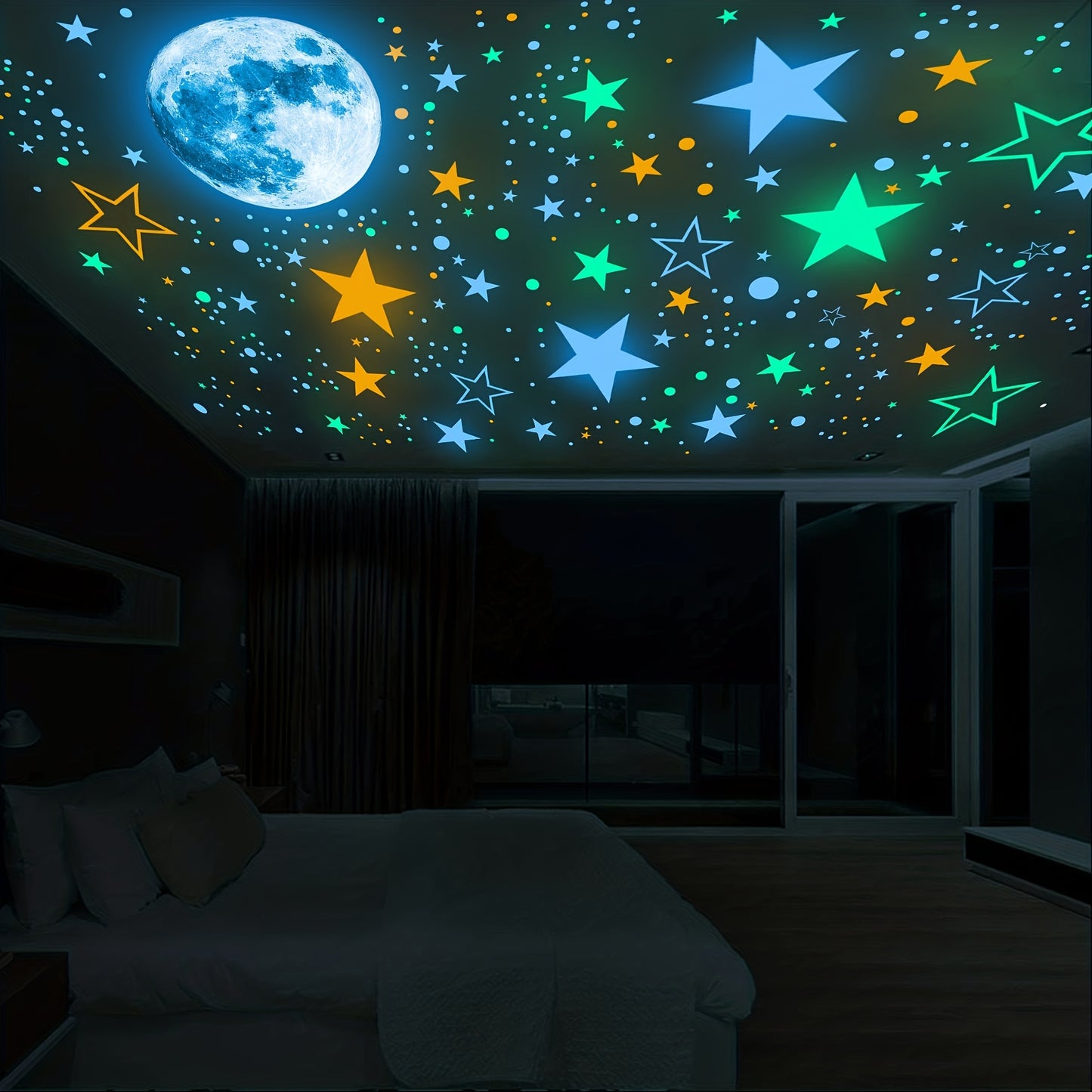 1208 étoiles lumineuses