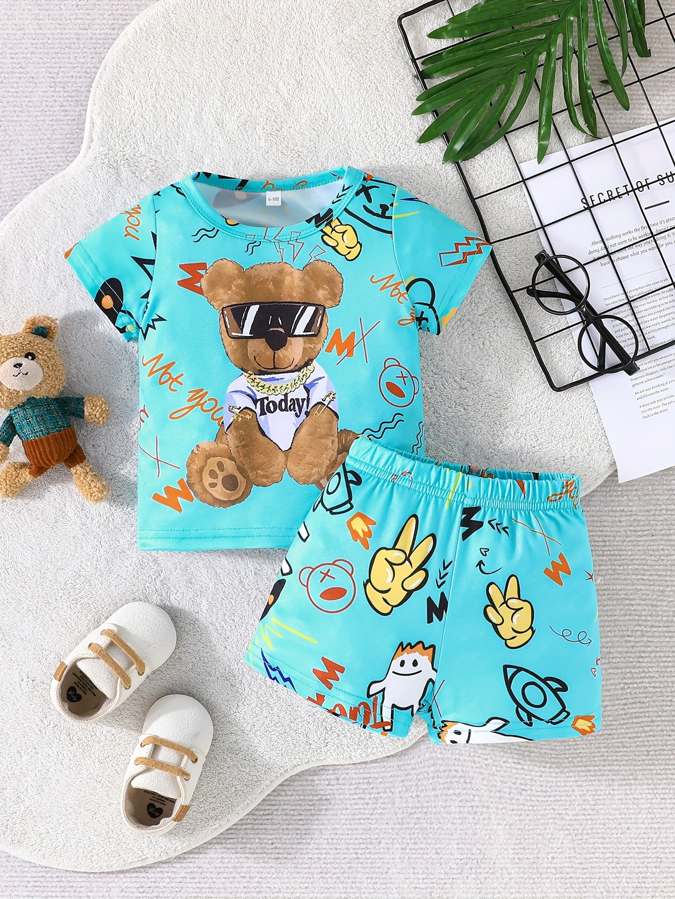 Ensemble 2 pièces d'été pour bébé et tout-petit - Topdecheztop.fr